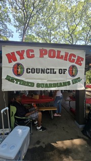 NYC Police Council of Retired Guardians' Park Banner